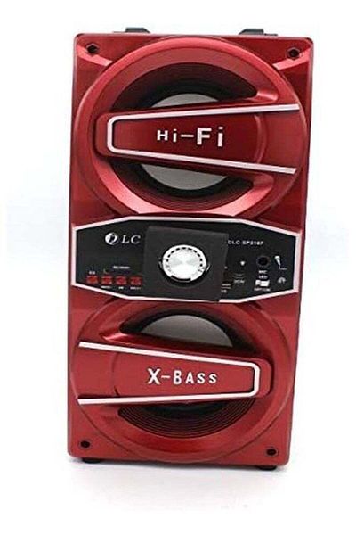 DLC Portable Bluetooth Wireless Speaker Fm Radio Sd Usb Mp3 Player
