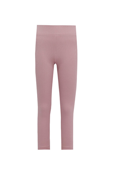 Timi Kids Devojčice Visok struk Rebrasta pletenina Rebrasto tajice-54575