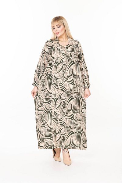 mervemoda γυναικείο μακρυμάνικο plus size υφαντό καλοκαιρινό μακρυμάνικο φόρεμα