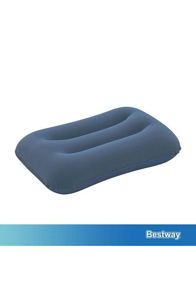 BESTWAY Inflatable Camping Pillow - Sea Pillow - Velvet Travel Pillow - Inflatable Pillow - Travel Pillow 1 Piece