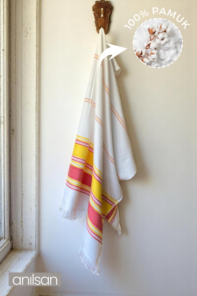Anılsan Pufra Plaj Havlusu %100 Pamuk 75x150
