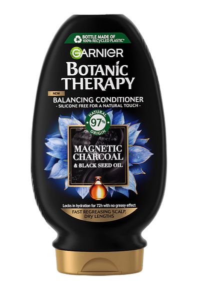 Garnier Conditioner Botanic Therapy Magnetic Charcoal & Black Seed Oil, 200 ml