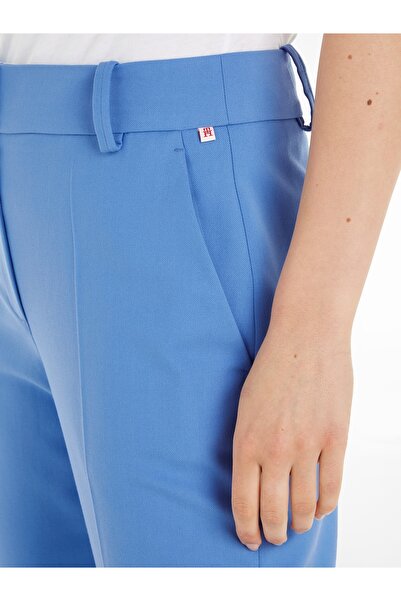 Tommy Hilfiger Womens Blue Core Slim Straight Suit Pants