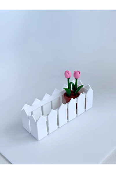 CharmFancy 1/12 Ölçek Çiçek Saksı Standı Minyatür Diorama Eşya Aksesuar