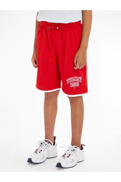Tommy Hilfiger Boys Burgundy Varsity Sweatshorts