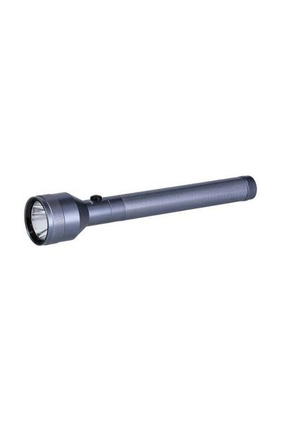 KRYPTON Rechargeable Led Flashlight-powerful Torch For Camping, Hiking, Trekking Grey