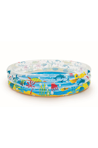 zola Φουσκωτή παιδική πισίνα, στρογγυλή, θαλάσσια ζώα, 152x30 εκ.
