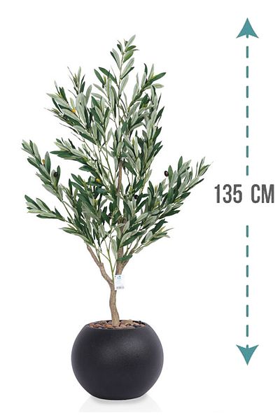 Generic Artificial olive tree with a round plastic stand