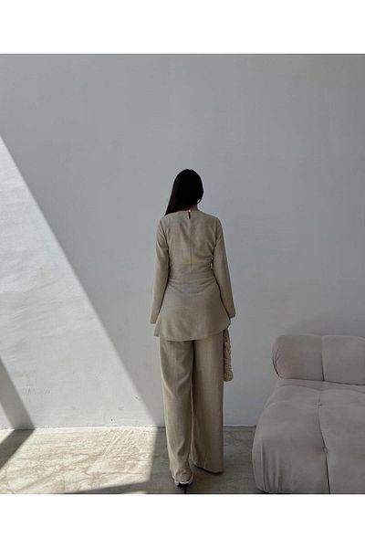 Swan Woman Aerobin Beige Set