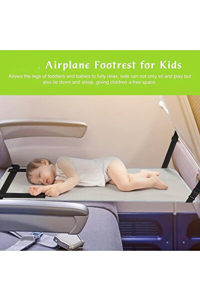 Generic Almikoz Toddler Airplane Seat Extender – Portable Foldable Footrest w...