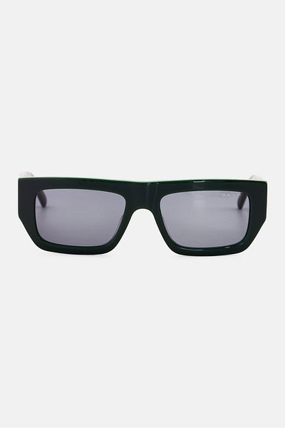 Gant Men Ga0001398n54 Rectangular Sunglasses, Green