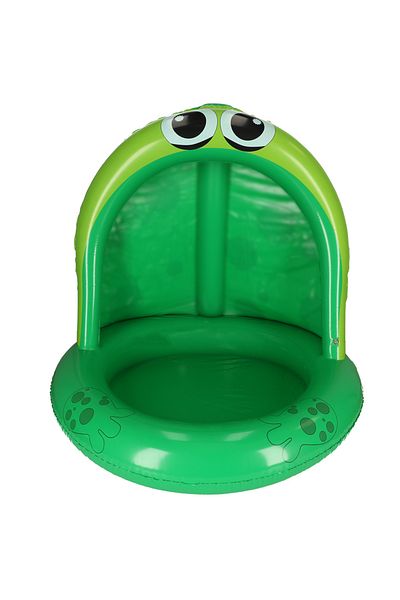 zola Inflatable paddling pool for children,frog model, canopy 74 x 80 cm, outside diameter 95 cm