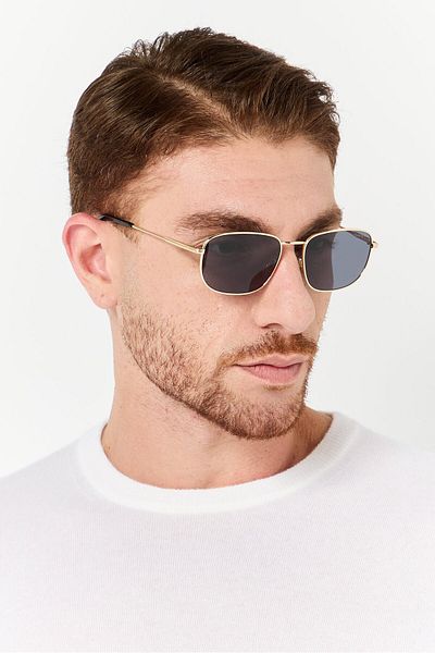 Gant Men Ga00018 Square Sunglasses, Gold