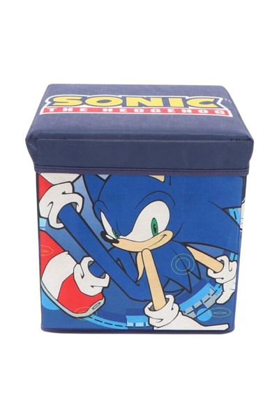 Sonic Folding Stool with Storage Space, Box Type, Multicolor, Max 80 kg, 30x30x30 cm, Sonic