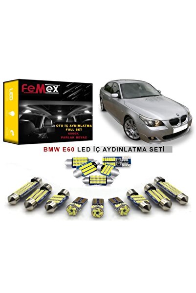 FEMEX Bmw E60 5 Serisi Led Iç Aydınlatma Ampul Seti Parlak Beyaz