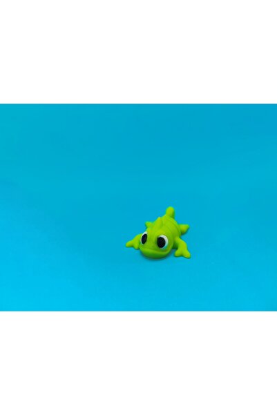Minikbahcem Sevimli Bukalemun Figürü – Hareketli Eklemli 3d Oyuncak