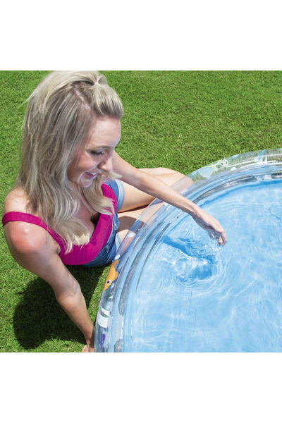 zola Φουσκωτή παιδική πισίνα, στρογγυλή, θαλάσσια ζώα, 152x30 εκ.