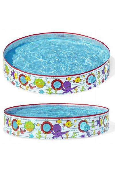 zola MarinAqua rigid wall pool, 1.52 x 0.25 m, PVC wall, vinyl floor