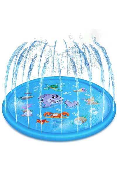 zola Inflatable mat with sprinklers, marine model, PVC, 165 cm