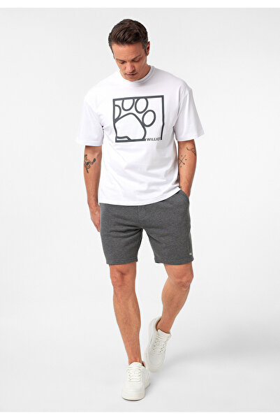 Williot Ανδρικό μπλουζάκι Raya με κανονική εφαρμογή με στάμπα 2 τεμαχίων