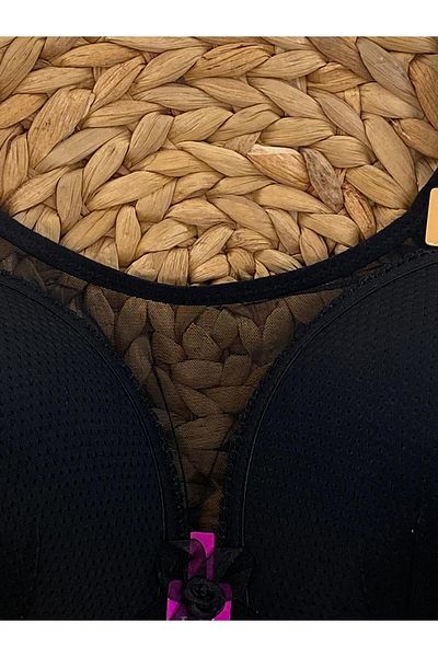 DoDe Flora Σουτιέν F.K Front Tulle Detailed Without Underwire Gathering - 264