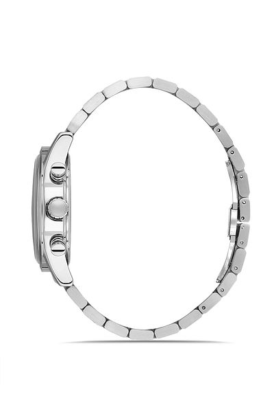 FERRO Silver Steel Cord Men's Wristwatch Fm11588Awt-A2