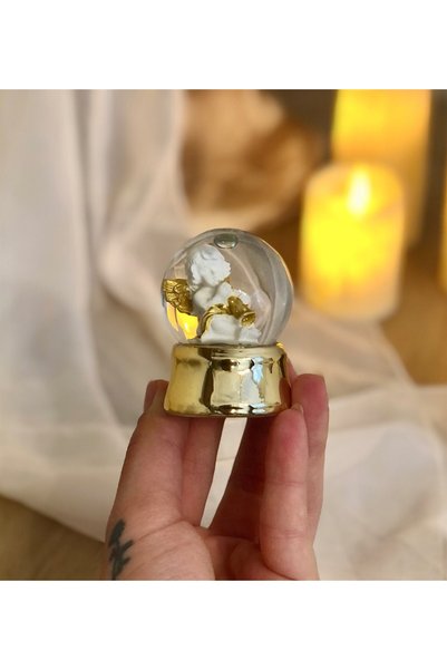 Gift Moda Altınyaldızlı Mini Kar Küresi