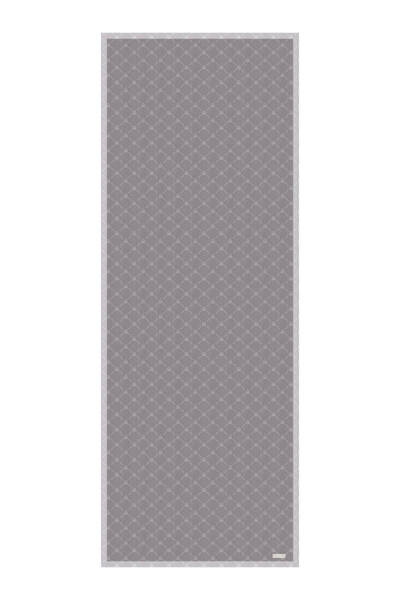 Bursa İpek Smoked Chain Monogram Pattern Silk Shawl