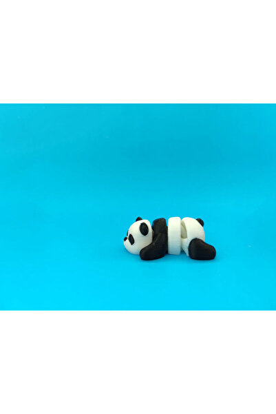 Minikbahcem Sevimli Panda Figürü – Hareketli Eklemli 3D Oyuncak