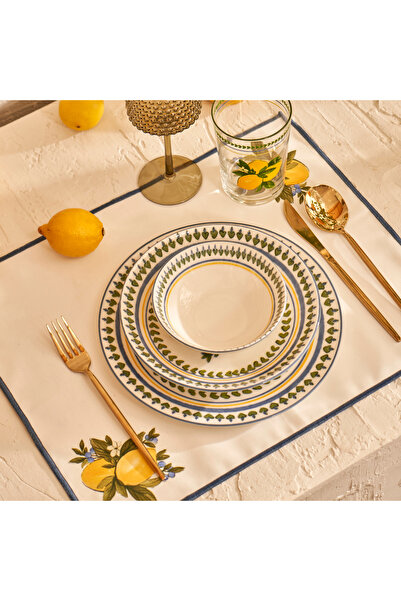 Bella Maison Lemoncello Porselen 24 Parça 6 Kişilik Yemek Takımı