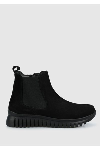 Eclipse Black Leather Women's Boots