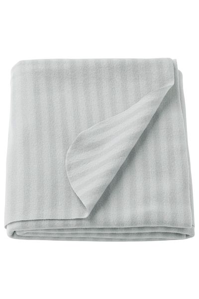 IKEA Soft faux fur comforter, gray, 120x160 cm
