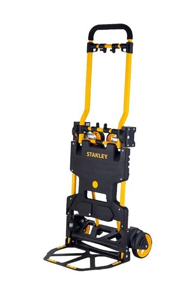 Stanley 2-in-1 folding hand trolley with a capacity of 137 kg
