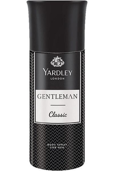 Yardley London Body Spray and Deodorant Gentleman Classic for Men by Yardley, Citrus and Pepper Fragrance, 150ml