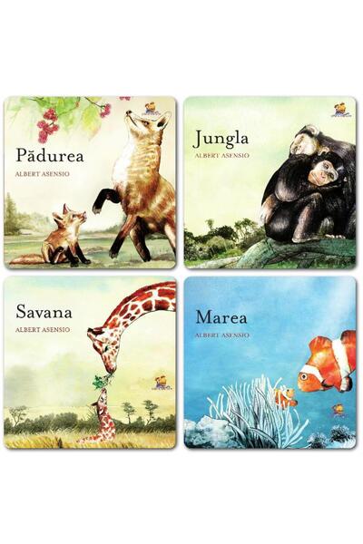 Editura Lizuka Educativ Pachet Unde traiesc animalele? (4 carti), Albert Asensio