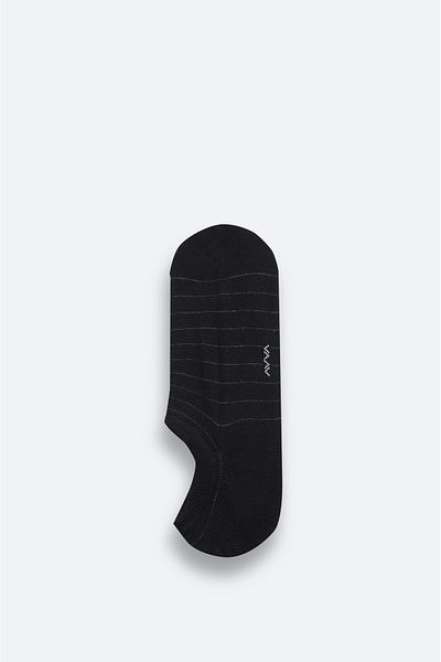 Avva Men's Black Sneaker Socks A51Y8502