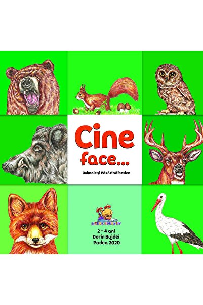 Editura Lizuka Educativ Cine face...? Animale si pasari salbatice, Dorin Bujdei