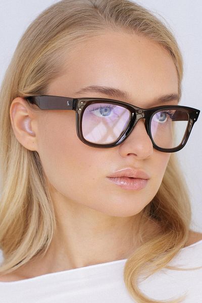 Bilge Karga Belen Brown Blue Light Protective Glasses