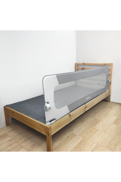 Empria PACHET: 2 Bariere protectie pat copii, Rabatabile, pat de 160x200 cm , bariera pat bebe