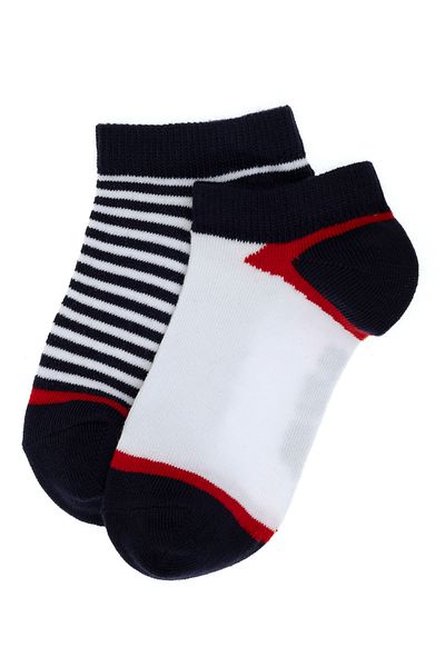 U.S. Polo Assn. Boy's 2-Piece Booties Socks 50311344-Vr033