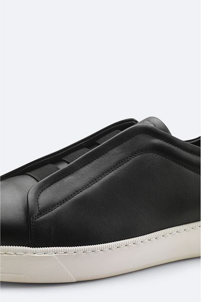 Avva Men's Black Rubber Band Casual Shoes A51Y8001