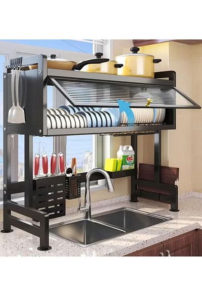 Cady One Stainless steel dish drying and storage rack