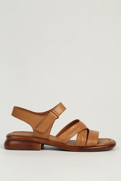 Pierre Cardin Tan Women's Leather Sandals Pc-54600