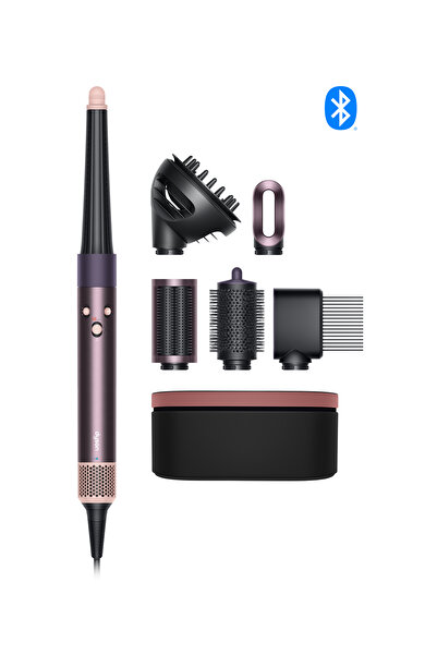 DYSON Airwrap i.d.™ saç şekillendirme ve kurutma seti Kıvırcık+Bukleli (Jasper plum)