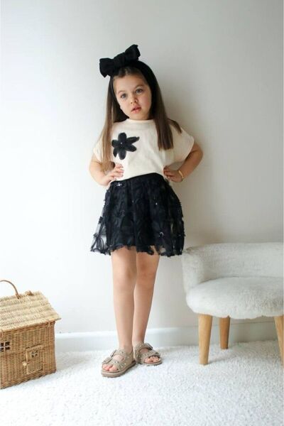 Canlook Костюм с къс ръкав и пола Lily Model Girl