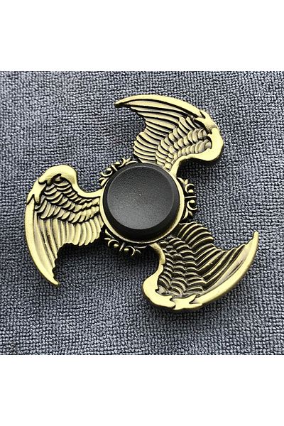 Choice Wing Fidget Finger Spinner Antique Brass Color Alloy Metal Hand Spinner Stress Relief Decompression