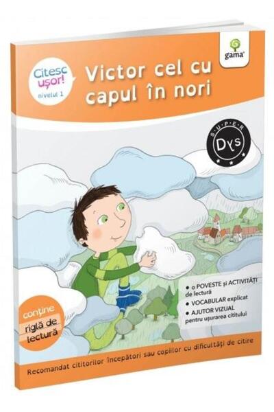 Editura Gama Victor s hlavou ve vzduchu. Snadné čtení! Úroveň 1, Evelyne Barge