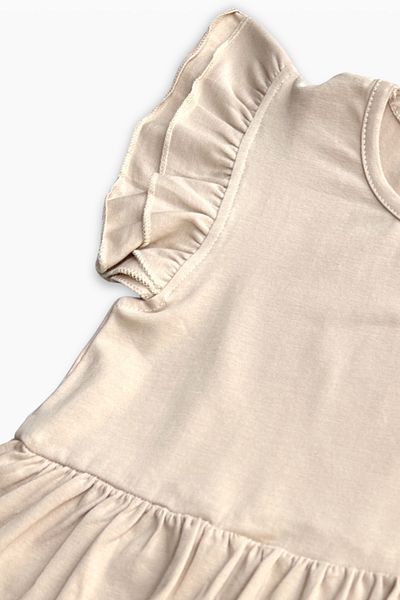 Parla Kids Κοριτσίστικο φόρεμα Princess Beige Layered