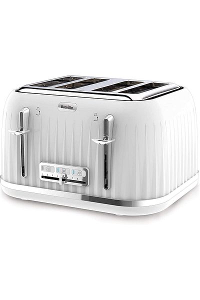 Breville VTT470 Impressions 4 Slice Toaster - White