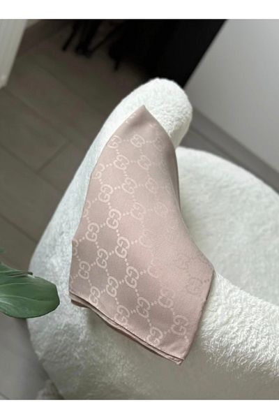 FRESCO SCARFS Hijab de damă din bumbac mătăsos Jacquard cu model G șal*bej